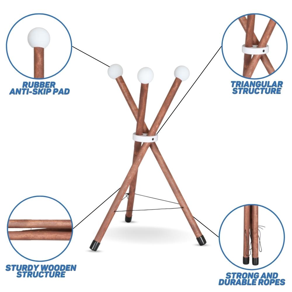 Wooden Drum Stand